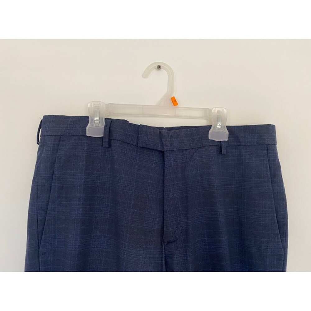 Men's Navy Blue Tailored Pants